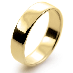 Soft Court Light - 5mm (SCSL5-Y) Yellow Gold Wedding Ring